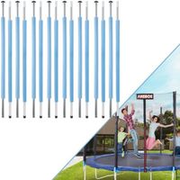 AREBOS Set de barres pour trampoline 6 x 209 cm ou 8x 209 cm Pièces de rechange