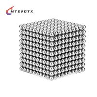 MTEVOTX Cube Magnétiques 1000 Billes 3mm argent Buckyballs