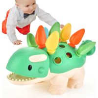 Jeux Sensoriel Dinosaure Bebe 12 18 Mois, Montessori Motricité Fine Activités Jouets pour Enfants, Éducatif Cadeau Fille Garcon