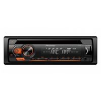 Autoradio Pioneer MVH-S120UBA 1 DIN - Con USB Frontale, AUX E Display Ambra, Compatibile Con Android