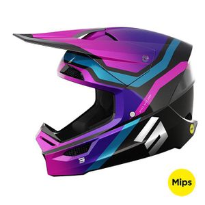Casques De Motocross Noirs Pour Adultes Avec Visière Allongée