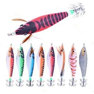 Leurres Pêche Lumineux OriGlam 10 Pièces - Squid Jig - Lueur Dans L'Obscurité - Pour Calmar & Seiche