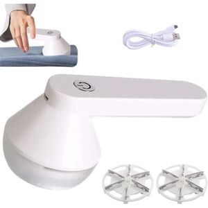 Rasoir Anti Bouloche USB Rechargeable 3 Lames Rechange - Enlève Peluches Vêtements Meubles Tapis Rasoir Anti Bouloche USB Rechargeable 3 Lames Rechange - Enlève Peluches Vêtements Meubles Tapis