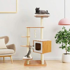 Arbre A Chat Bois Flotte Cdiscount