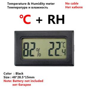 MESURE THERMIQUE Mesure thermique,Thermomètre et hygromètre numérique LCD,Mini capteur de température intégré,jauge d'humidité- hygrothermograph[D]