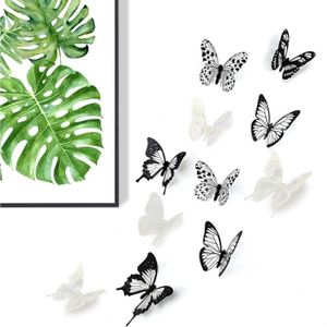 Sticker envolée de papillons - Stickers muraux papillon