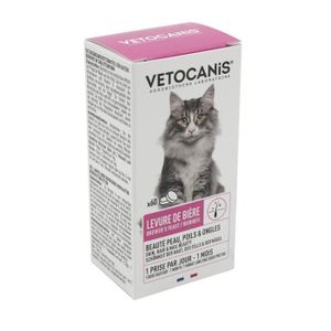 Levure De Biere Contre Les Puces Du Chat Vetocanis Levure De Biere Pour Chat Achat Vente Soin Pour Animaux Levure De Biere Chat Cdiscount