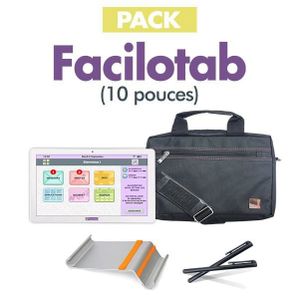 TABLETTE TACTILE Tablette Pack Facilotab 32 Go - Blanc - 10,1 pouce