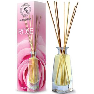 DIFFUSEUR DE PARFUM Diffuseur Parfum de Rose 100 ML - avec 8 Bât