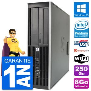 UNITÉ CENTRALE  PC HP Compaq 6200 Pro SFF Intel G630 RAM 8Go Disqu