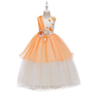 robe fille orange