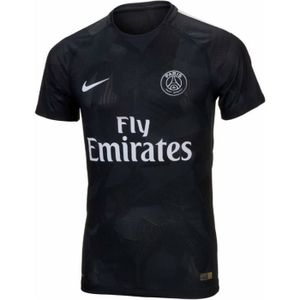 MAILLOT DE FOOTBALL - T-SHIRT DE FOOTBALL - POLO DE FOOTBALL Maillot de football homme Nike PARIS SAINT-GERMAIN VAPOR MATCH - Noir - Manches courtes - Respirant