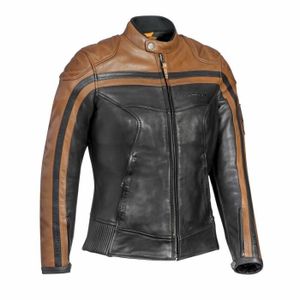 BLOUSON - VESTE Blouson cuir moto femme Ixon pioneer - marron/came
