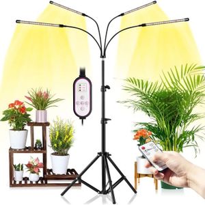 Eclairage horticole Wolezek Lampe de Plante, 80 LEDs 4 Têtes Lampe de 