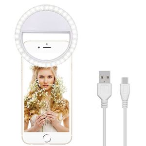 COMPLÉMENT OPTIQUE USB anneau lumière Charge Selfie Portable Flash ca