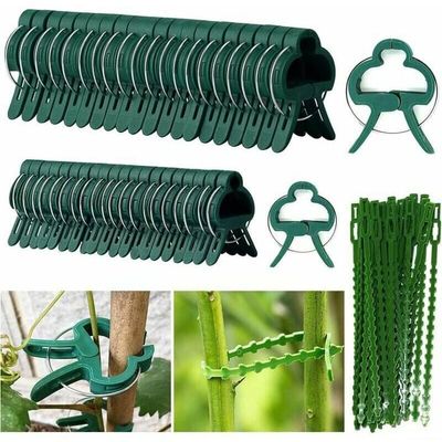 NITAIUN 160 Pcs Attaches De Plante Réglables 3 Tailles - Liens De Jardinage Flexibles Pour Soutenir Plantes Et Arbustes