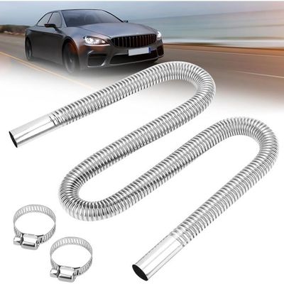 Collier Échappement 50mm Double Vis Acier Inoxydable - Bande Tuyau Silencieux Universel 2 Pouces Pour Voiture