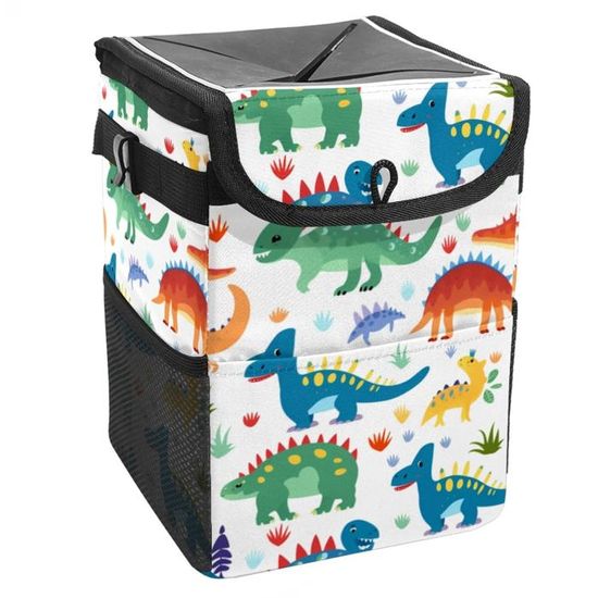 Mini Sac Poubelle Mini Poubelles Voiture Rose - Lot De 2 Avec 40 Sacs Et Couvercle Organisateur