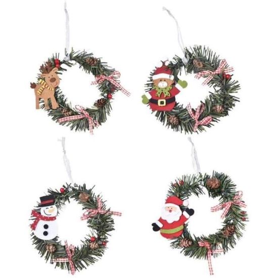 Lot De 4 Couronnes Fleurs LED Lumineuses – Bandeaux Floraux Pour Fêtes, Halloween, Carnaval – 10 Perles Chacune
