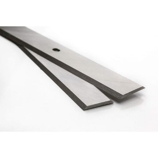 Lames De Raboteuse - 2 Pièces - 260x18.6x1.0mm - HSS Double Tranchant - Pour Metabo HC260, Record Power PT260 - 10