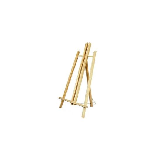 Lot De 4 Chevalets En Bois ASelected - 40cm, Pliables Pour Tableaux Et Photos