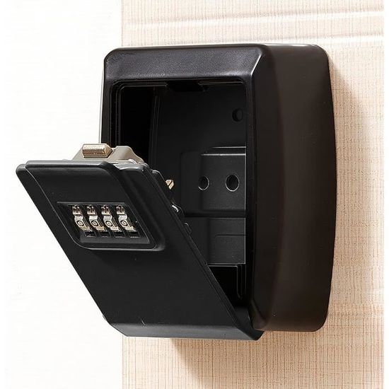 Boîte À Clé Sécurisée,Coffre-Fort À Clés Avec Combinaison À 4 Chiffres ...