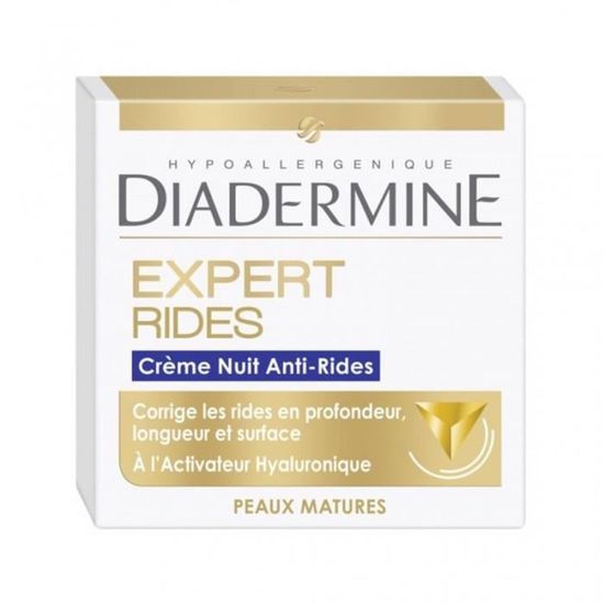 Diadermine Expert Rides Creme Nuit Anti Rides Peaux Matures 50ml