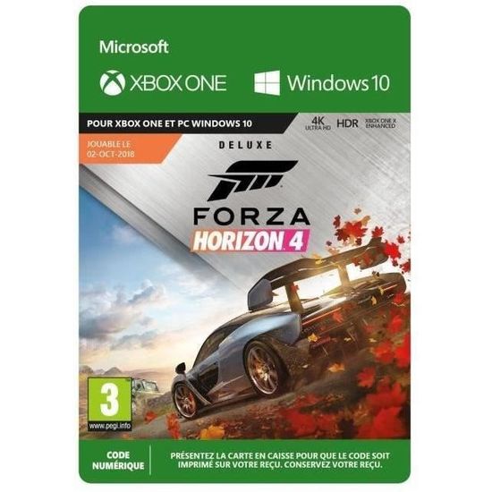 Forza Horizon 4 Deluxe Edition - Jeu Xbox One à télécharger