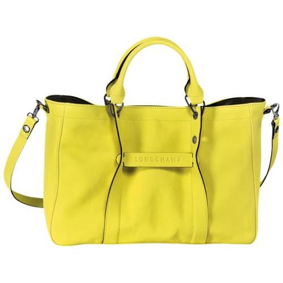 sac longchamp jaune
