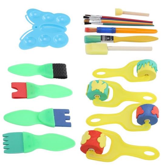 Ensemble 3 Pinceaux Pour Peinture Acrylique | Bricomarché