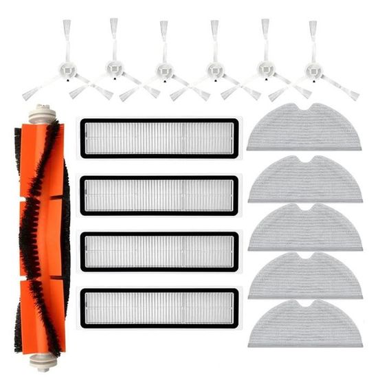 Kit Pièces De Rechange Pour Aspirateur Robot Bissell SpinWave 3115 / EV675 - 1 Brosse Principale, 6 Brosses Latérales, 6 Filtres - Entretien Et Maintenance