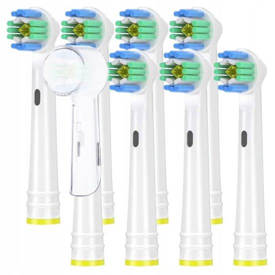 Recharge Têtes De Brosse à Dents Aquafresh Floss Specialist - Lot De 8 Têtes Compatibles Oral-B