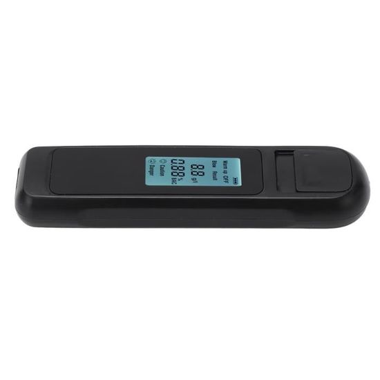 AiQInu Éthylotest Électronique Avec Affichage LCD Et 20 Embouchures - Précis Et Portable