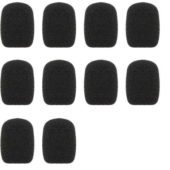 Housse Lavable Housses Microphone Mousse Lot De 6 - Anti-vent