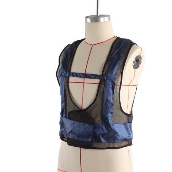 Gilet Rafraîchissant Réutilisable HTTDSLF - Pour Hommes Et Femmes, En PVA, Ajustable Par Velcro, Pour Sport, Travail, Jardinage Par Temps Chaud - 6