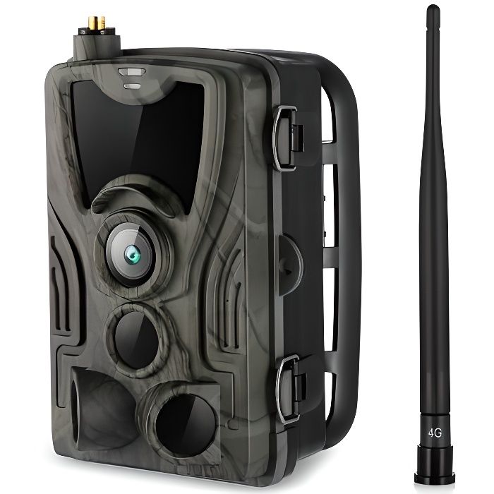 HC-801LTE - Caméra de chasse MMS 4G - IR Vision Nocturne - 16MP PIR Caméscope de surveillance numérique