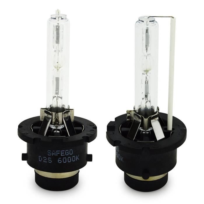 Safego Xenon HID Ampoule D2S AC12V 35W 6000K D2C Lampe à Décharge Phare Ampoule de Rechange HID Lampe Xénon Blanc Pour Voiture