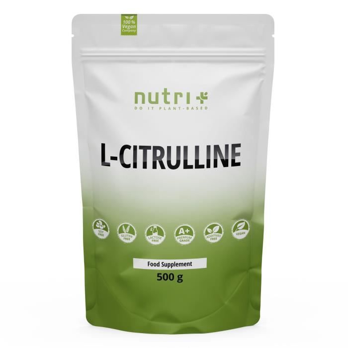 NUTRI-PLUS L-CITRULLINE MALATE ULTRAPURE - 500g de poudre