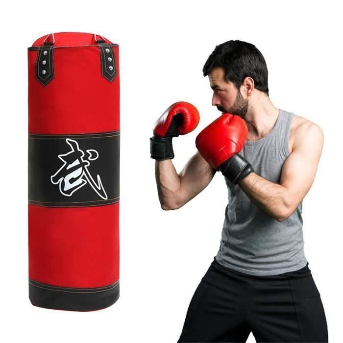 TEMPSA 100cm Sac de frappe Boxing Sport Fitness Combat Punching Boxe (Sans Gants)