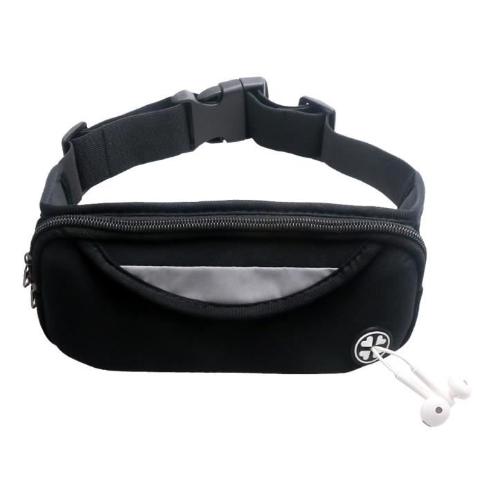 Ceinture de Course, Allnice Ceinture de Sport Sac Banane de Sport/Voyage Multi-Pochette Légère pour Transporter des Téléphones, des