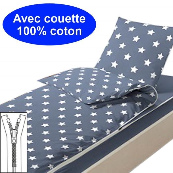 Couchage avec couette 90x140 Apollo