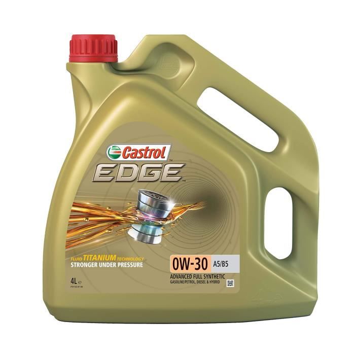 Castrol Edge 0 W-30 en Titane TVF - Huile Moteur