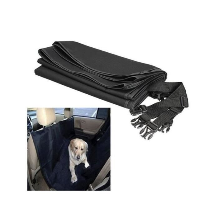 Couverture de protection voiture chien chat noir Housse siege banquette GUIZMAX