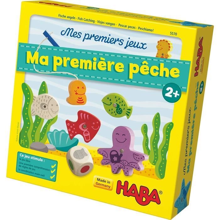 HABA - Mes Premiers Jeux – Ma Première pêche - Pêche à la ligne - 2 ans et plus, 5570