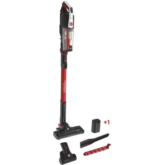 HOOVER HF522REW PARK&GO Aspirateur Balai sans fil multifonction - 22V Lithium - 80min - Electrobrosse éclairage LED - Parking