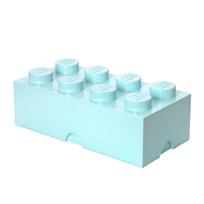 LEGO Brique de rangement - 40041742 - Empilable - Bleu aqua 323