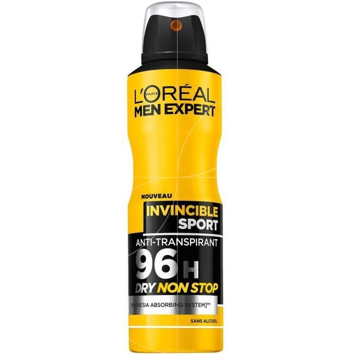 L'Oréal Men Expert - Déodorant Spray Invincible Sport 96H - 200ml