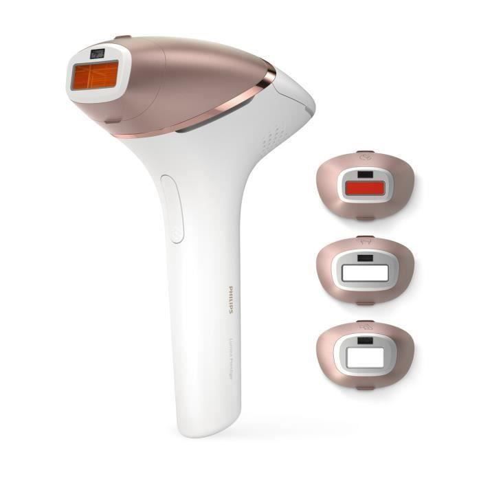 PHILIPS BRI956/00 Epilateur lumière pulsée IPL Lumea Prestige - Epilation semi-définitive - Blanc
