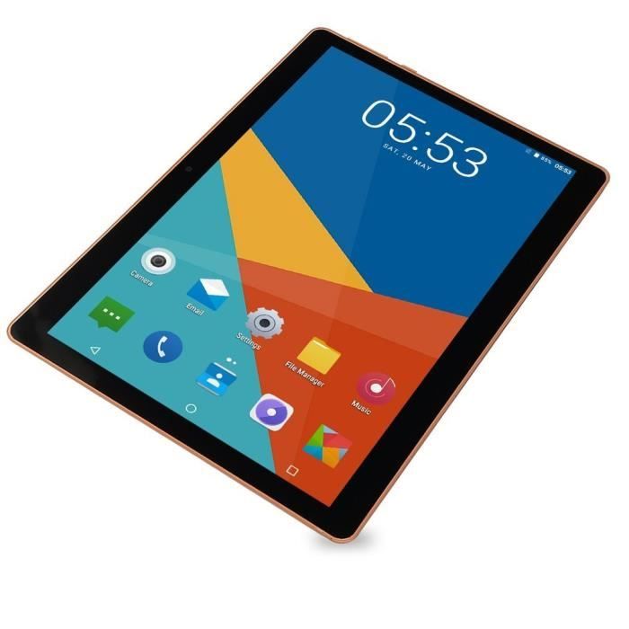 10.1 pouces pour Android 8.1 Tablet PC en plastique 1 + 16G Tablette WIFI à dix cœurs 13.0MP Caméra