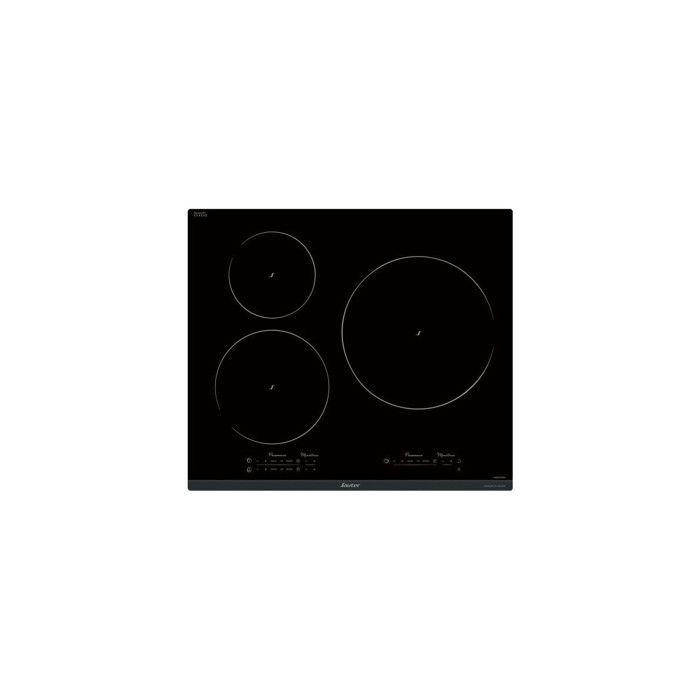 SAUTER Plaque de cuisson induction noir 3 foyers 4000W 13 positions de cuisson 52 Noir